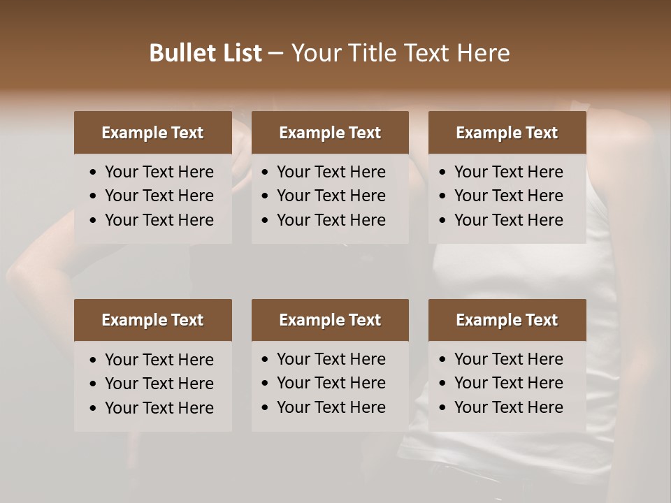 Shirt Lingerie Waistshot PowerPoint Template