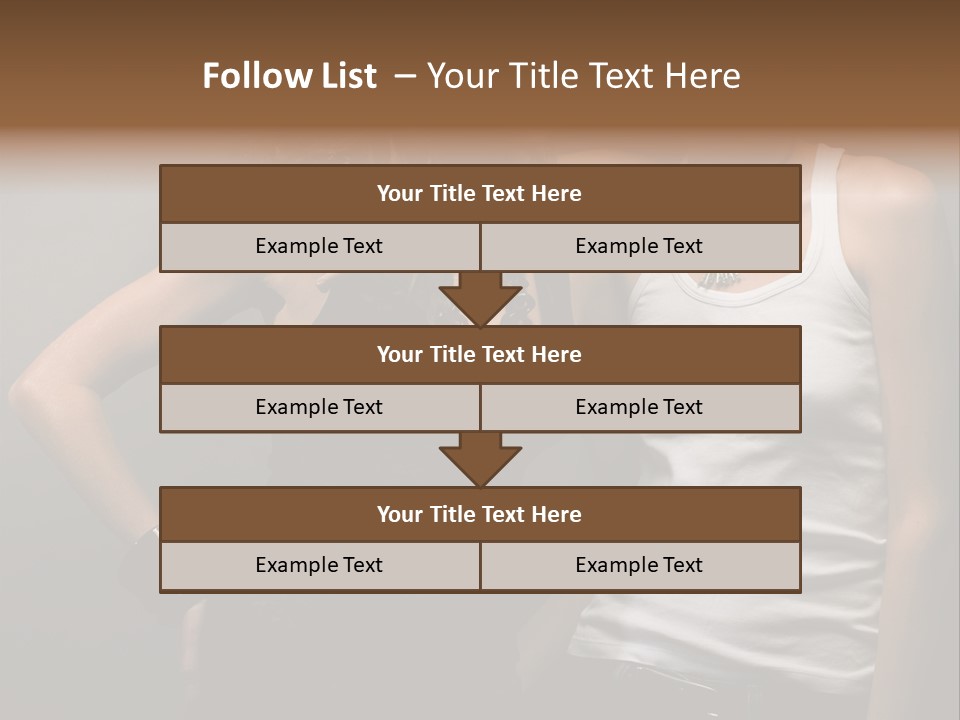 Shirt Lingerie Waistshot PowerPoint Template