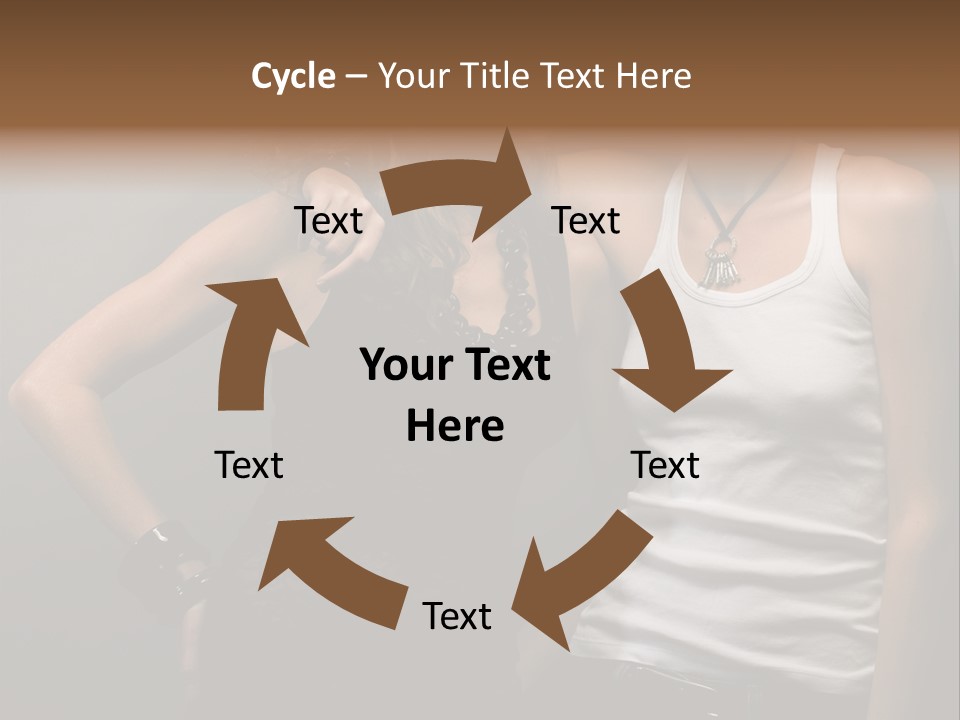 Shirt Lingerie Waistshot PowerPoint Template