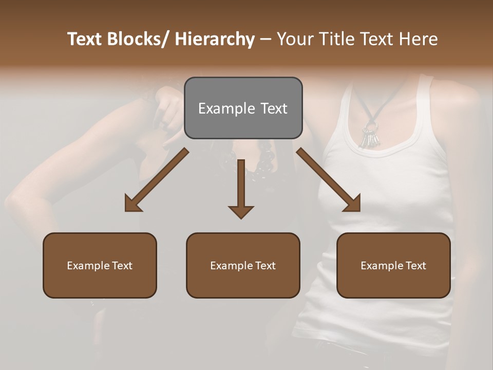 Shirt Lingerie Waistshot PowerPoint Template