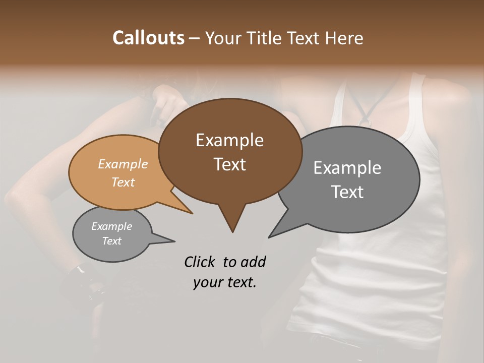 Shirt Lingerie Waistshot PowerPoint Template