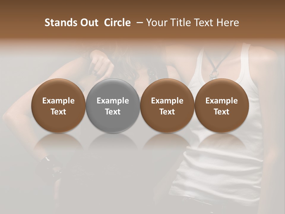 Shirt Lingerie Waistshot PowerPoint Template