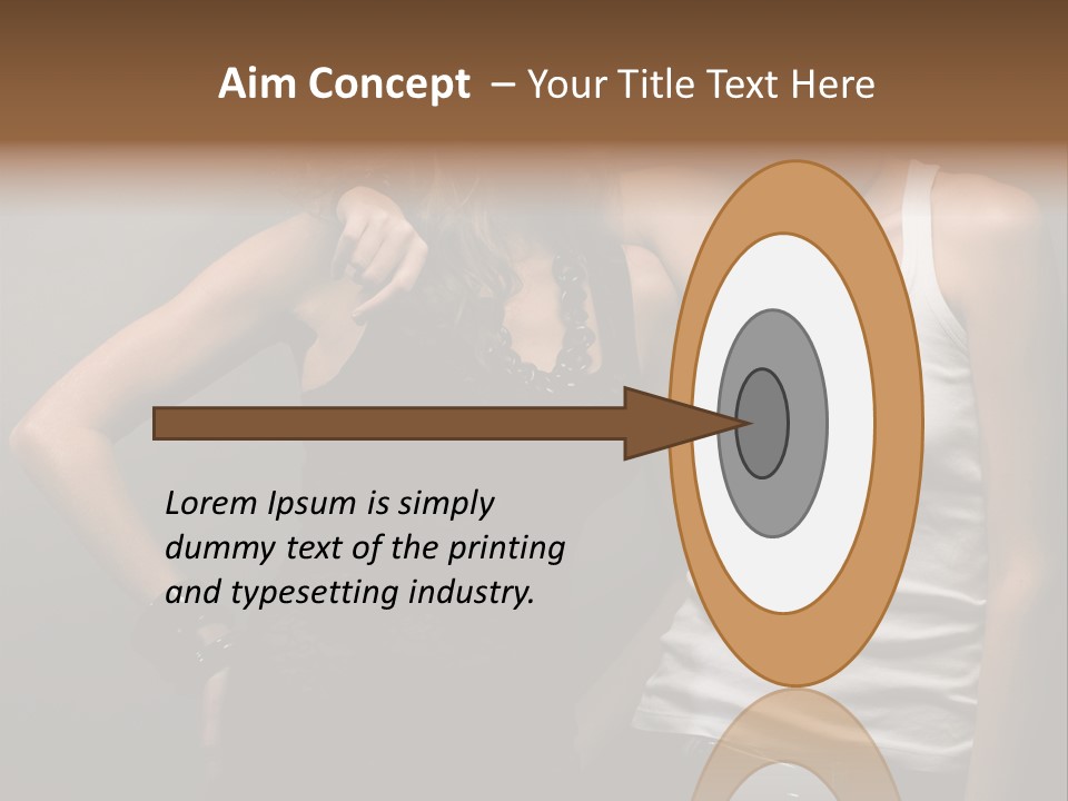 Shirt Lingerie Waistshot PowerPoint Template