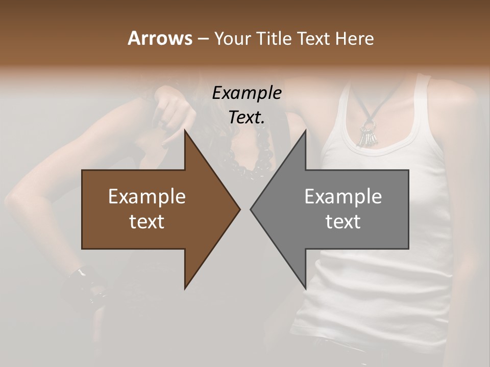 Shirt Lingerie Waistshot PowerPoint Template
