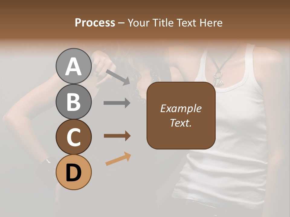 Shirt Lingerie Waistshot PowerPoint Template