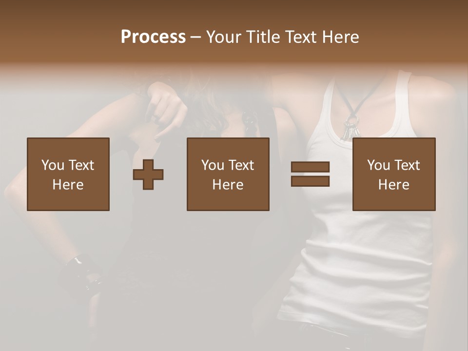 Shirt Lingerie Waistshot PowerPoint Template