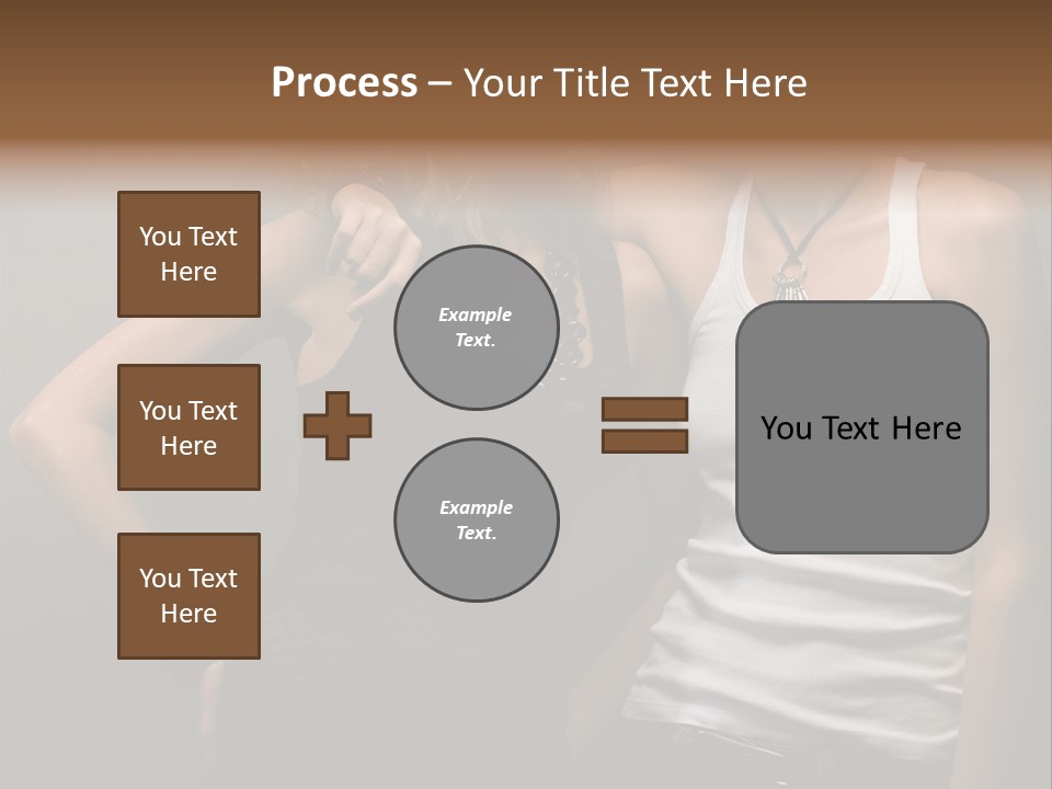 Shirt Lingerie Waistshot PowerPoint Template