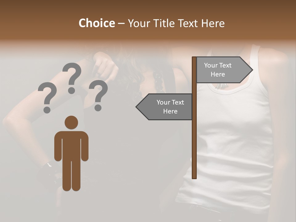 Shirt Lingerie Waistshot PowerPoint Template