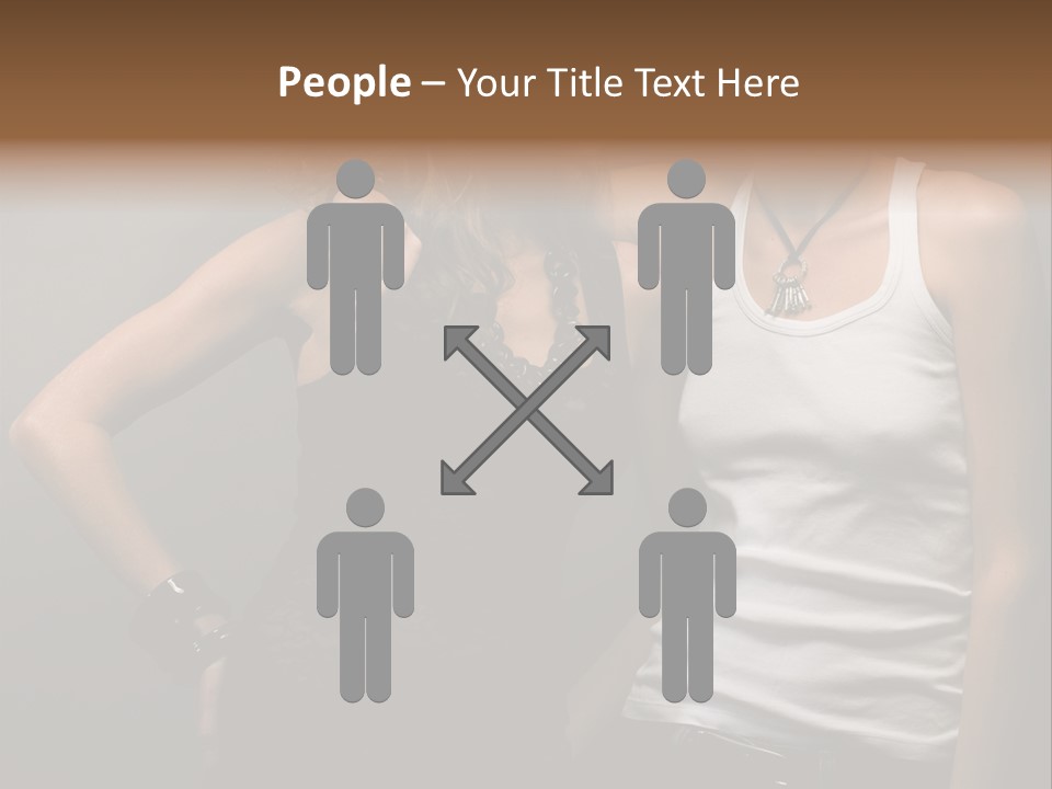 Shirt Lingerie Waistshot PowerPoint Template