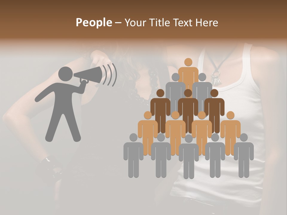 Shirt Lingerie Waistshot PowerPoint Template