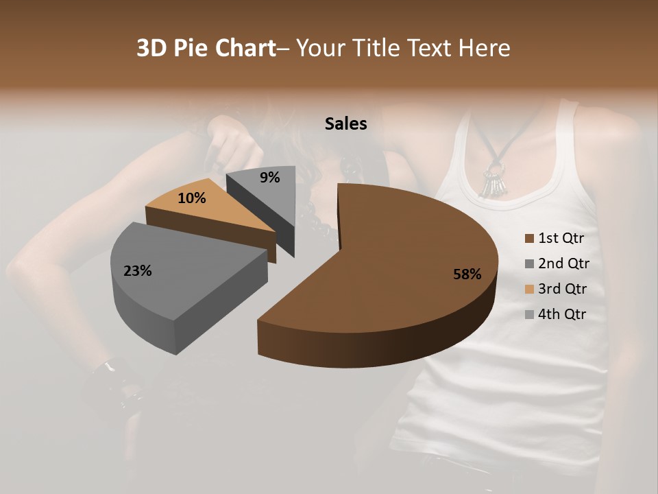 Shirt Lingerie Waistshot PowerPoint Template