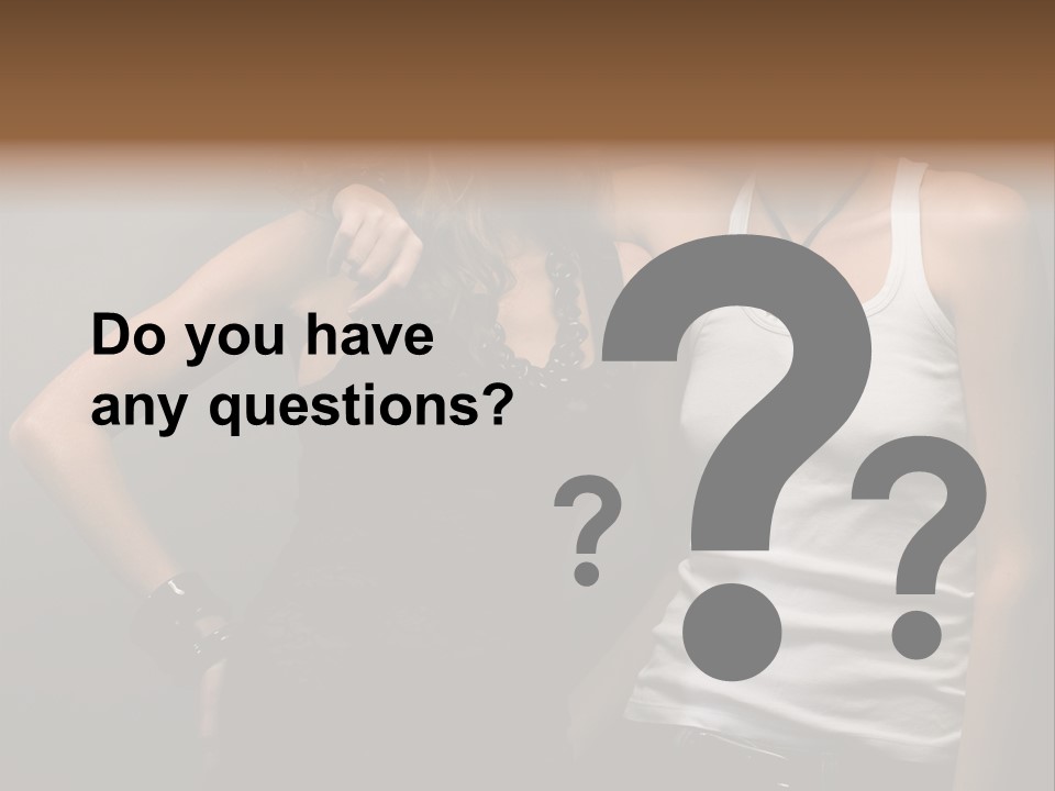 Shirt Lingerie Waistshot PowerPoint Template