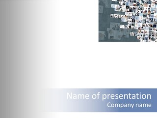 A Large Group Of Photos On A White Background PowerPoint Template