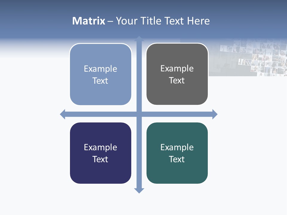 A Large Group Of Photos On A White Background PowerPoint Template
