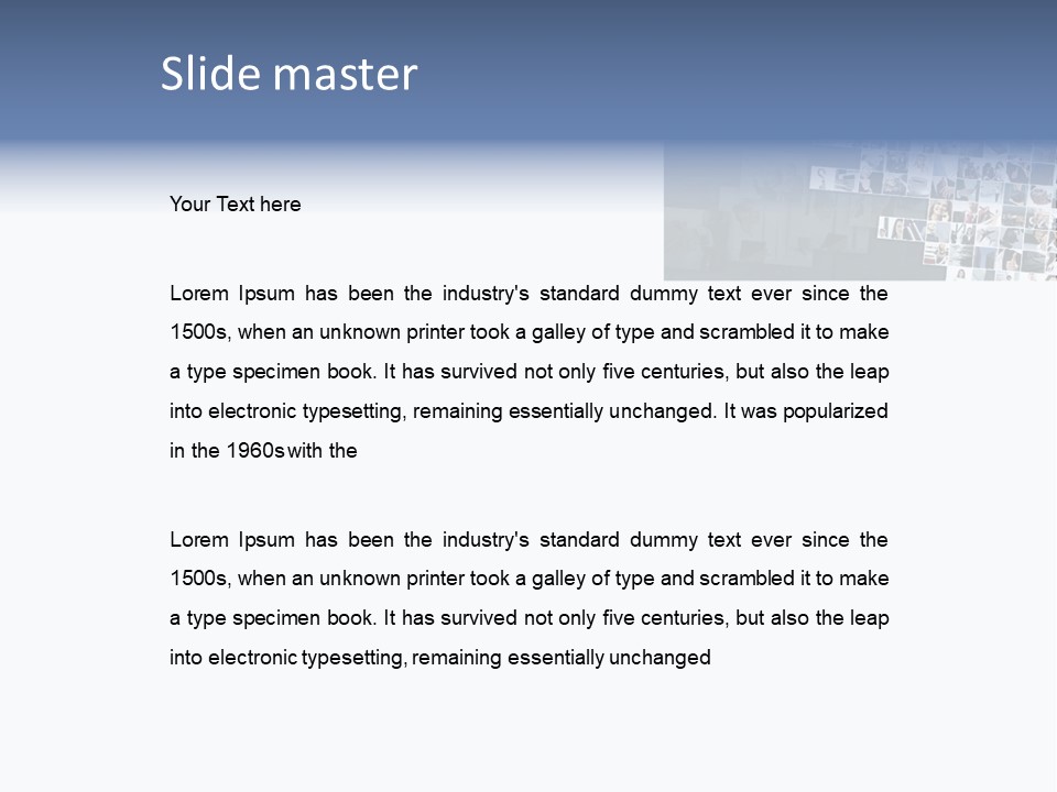 A Large Group Of Photos On A White Background PowerPoint Template