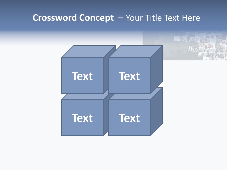 A Large Group Of Photos On A White Background PowerPoint Template