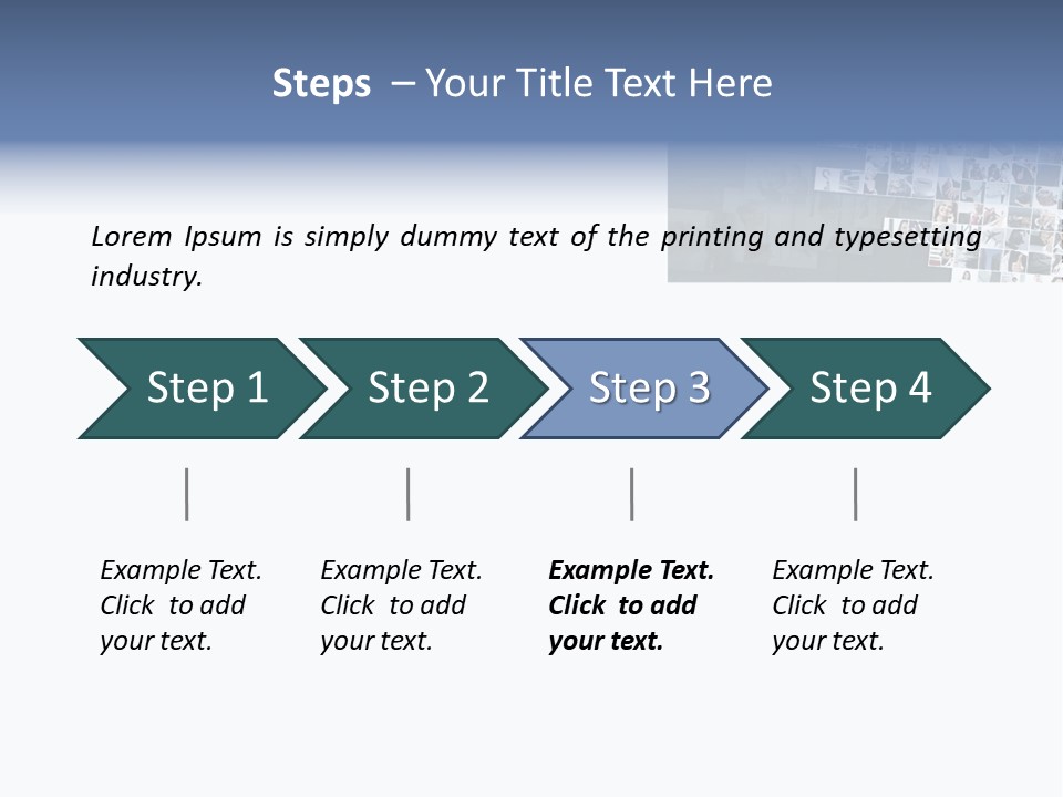 A Large Group Of Photos On A White Background PowerPoint Template