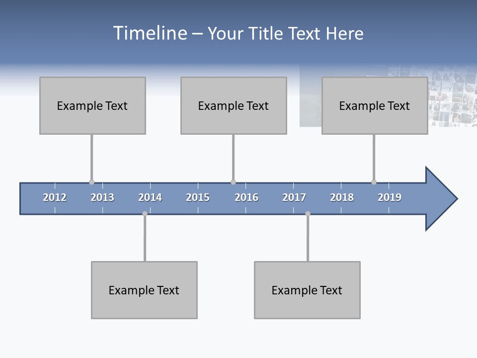A Large Group Of Photos On A White Background PowerPoint Template