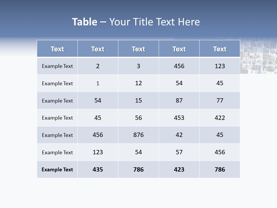 A Large Group Of Photos On A White Background PowerPoint Template