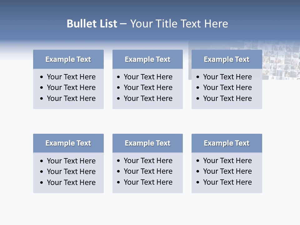 A Large Group Of Photos On A White Background PowerPoint Template