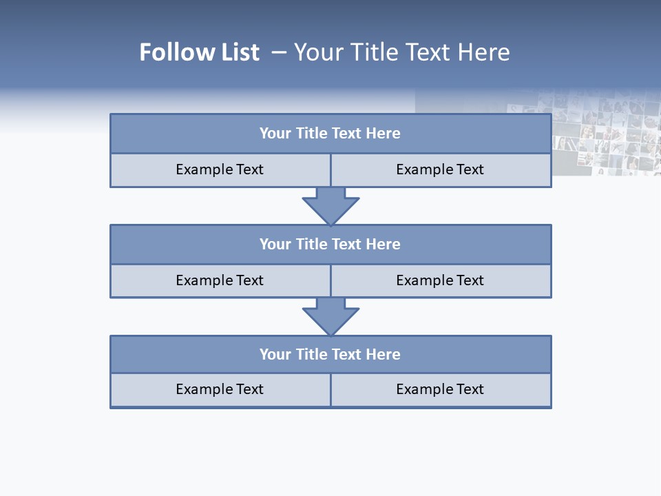 A Large Group Of Photos On A White Background PowerPoint Template