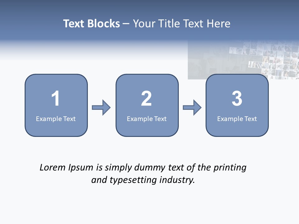 A Large Group Of Photos On A White Background PowerPoint Template