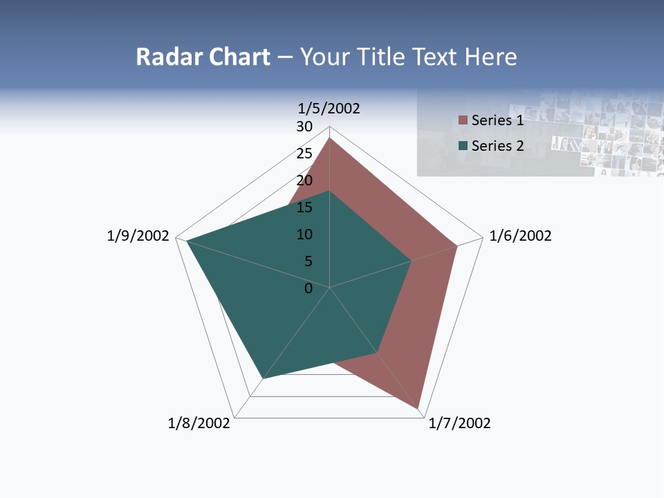 A Large Group Of Photos On A White Background PowerPoint Template