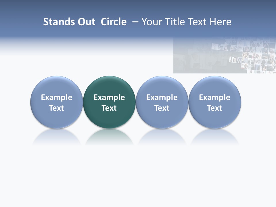 A Large Group Of Photos On A White Background PowerPoint Template