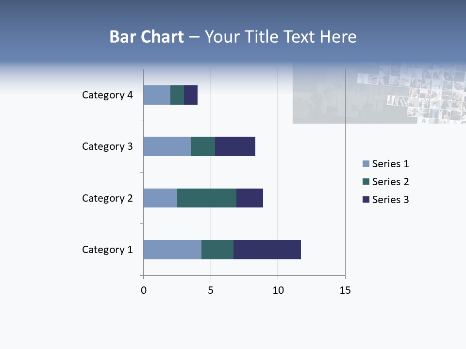 A Large Group Of Photos On A White Background PowerPoint Template