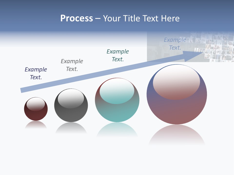 A Large Group Of Photos On A White Background PowerPoint Template