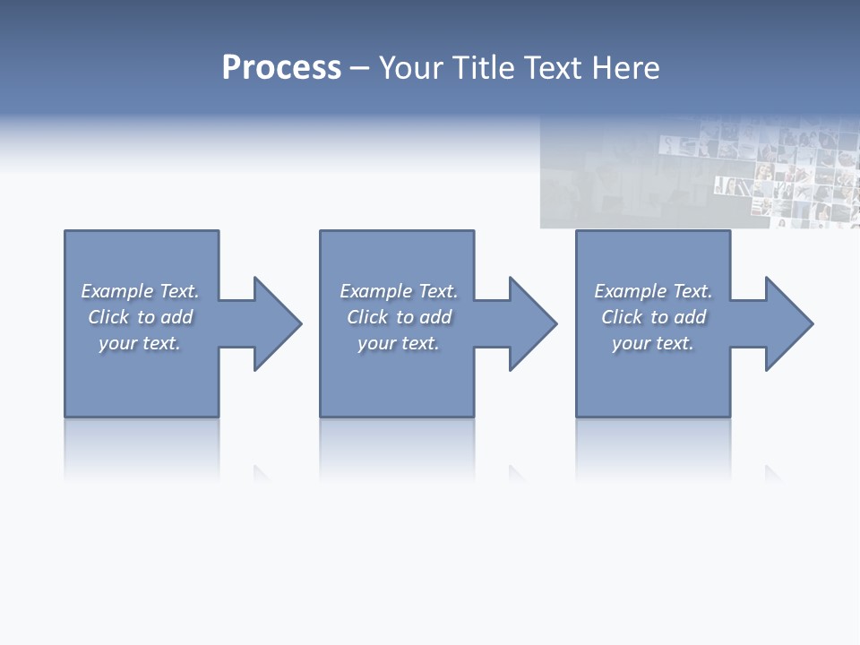 A Large Group Of Photos On A White Background PowerPoint Template