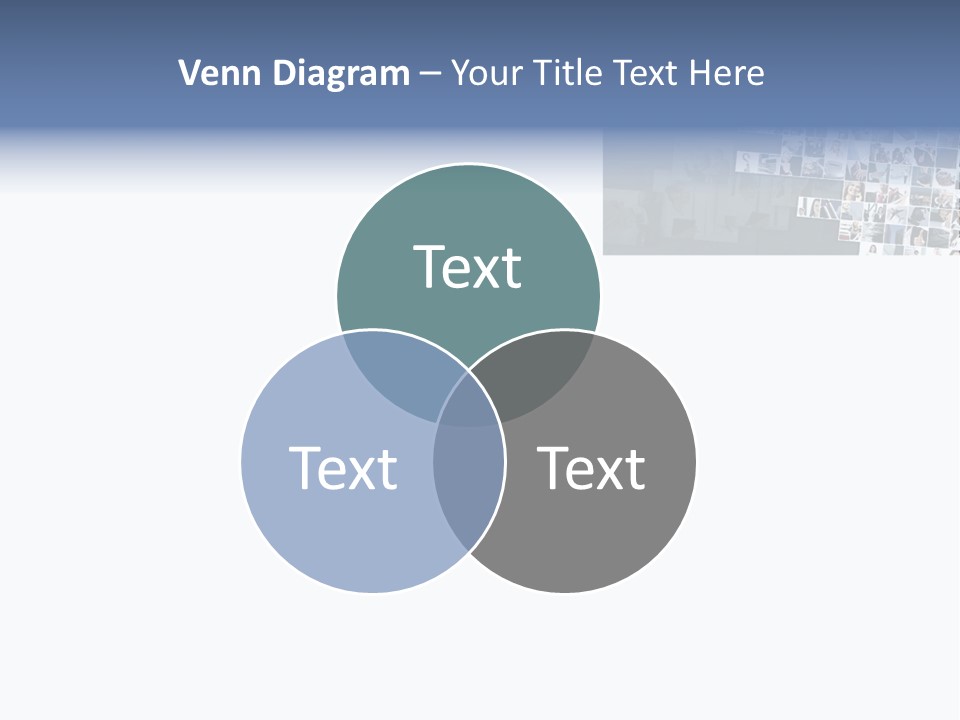 A Large Group Of Photos On A White Background PowerPoint Template