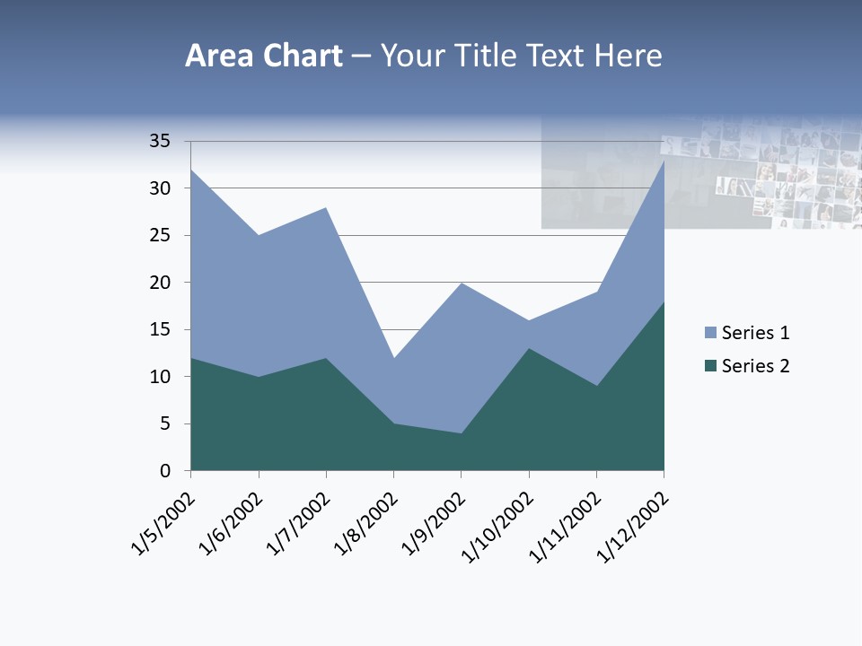 A Large Group Of Photos On A White Background PowerPoint Template