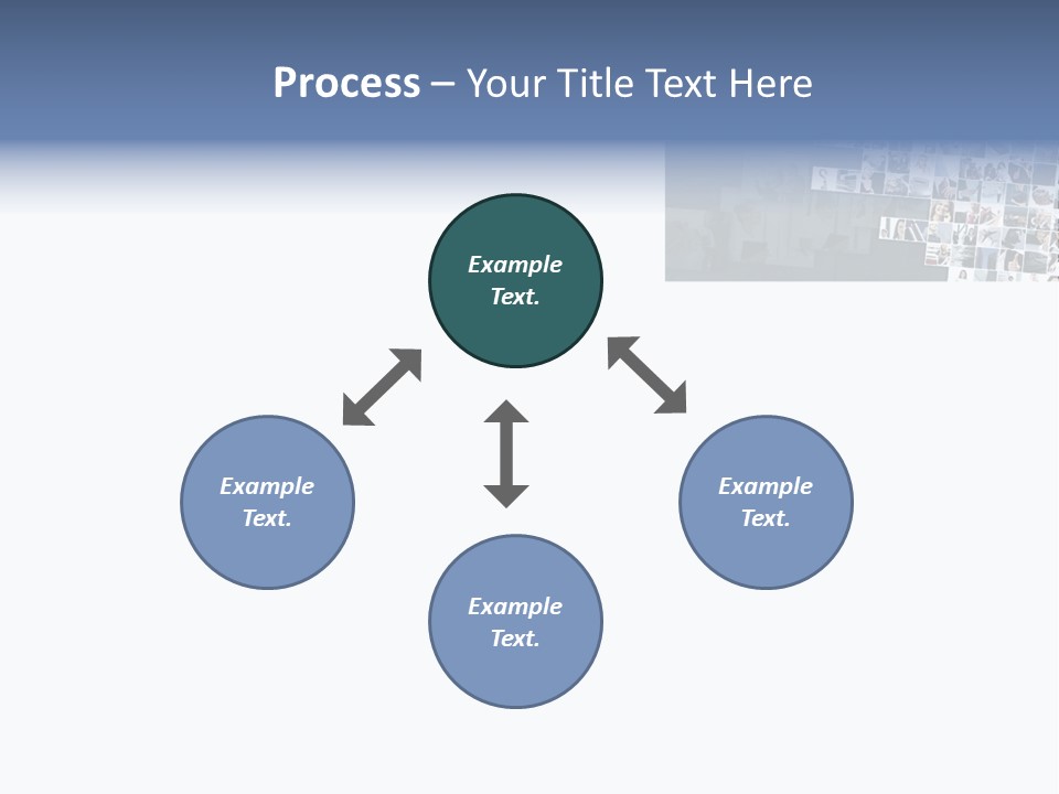 A Large Group Of Photos On A White Background PowerPoint Template