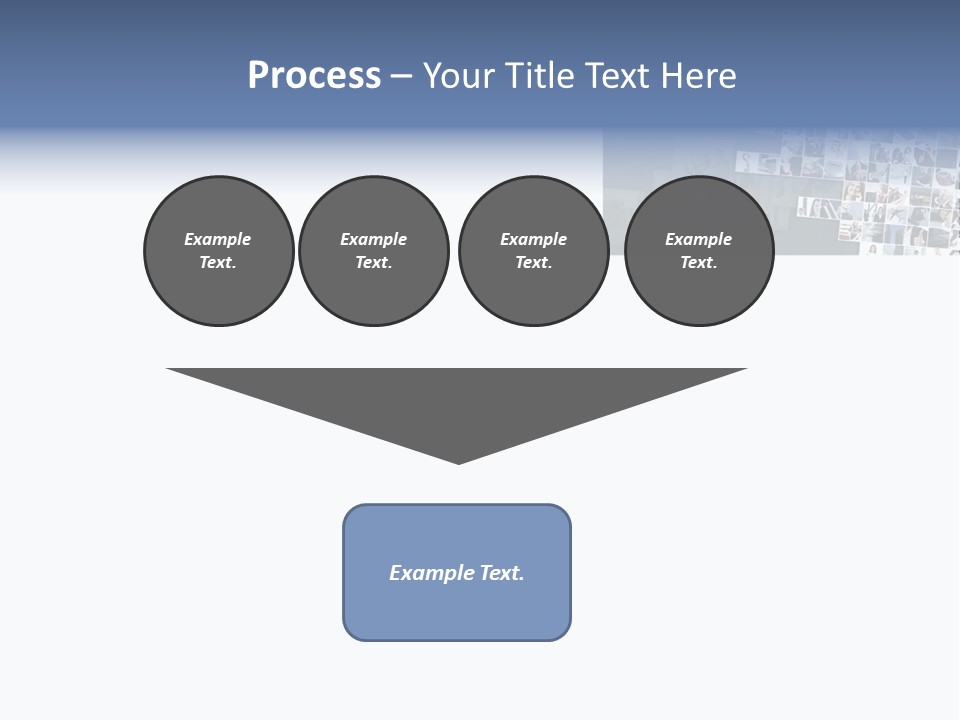 A Large Group Of Photos On A White Background PowerPoint Template