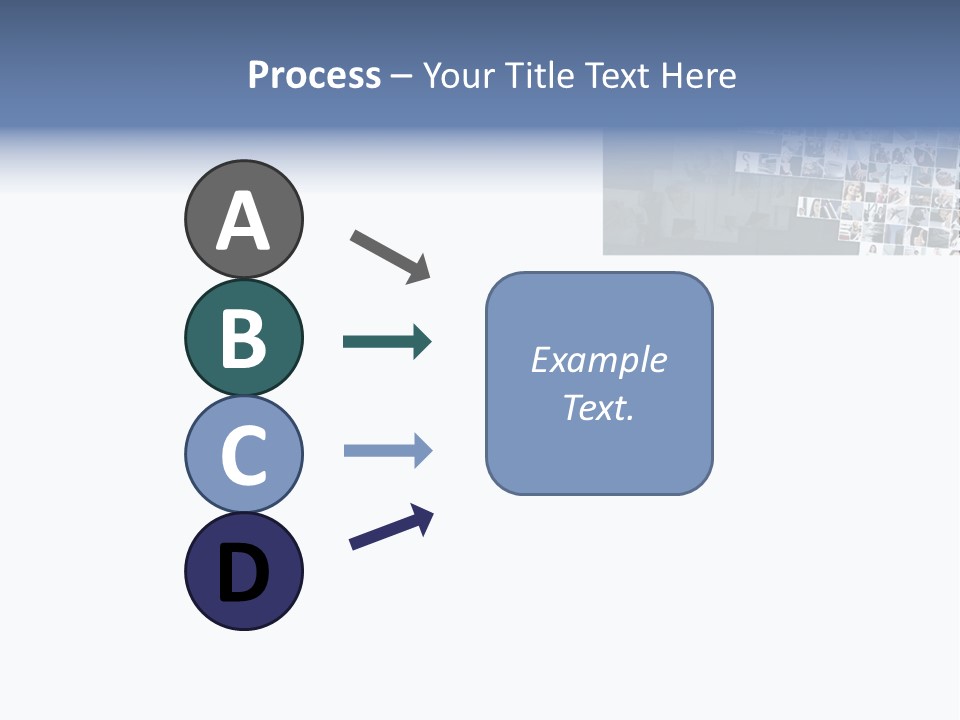 A Large Group Of Photos On A White Background PowerPoint Template