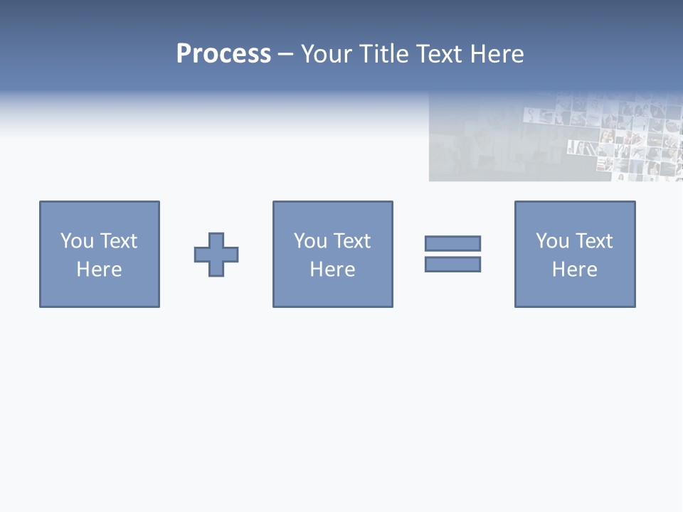 A Large Group Of Photos On A White Background PowerPoint Template