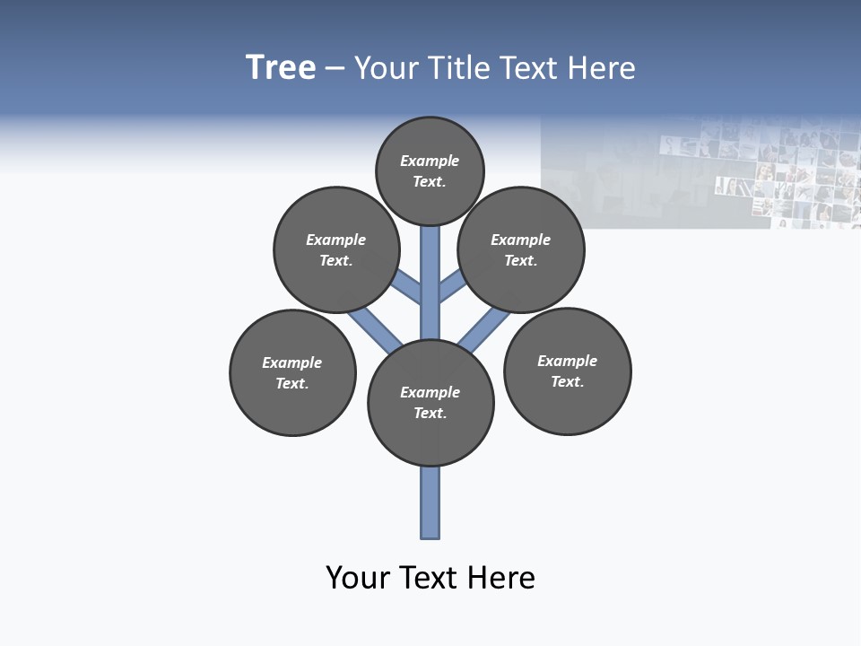 A Large Group Of Photos On A White Background PowerPoint Template