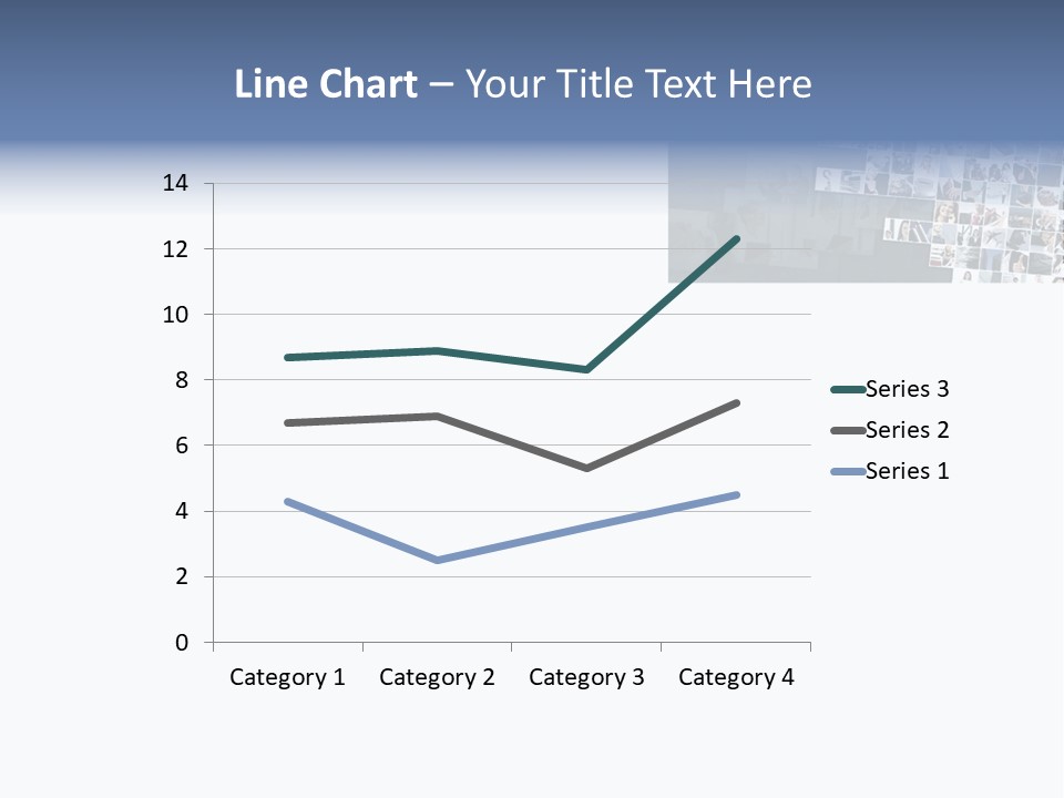 A Large Group Of Photos On A White Background PowerPoint Template