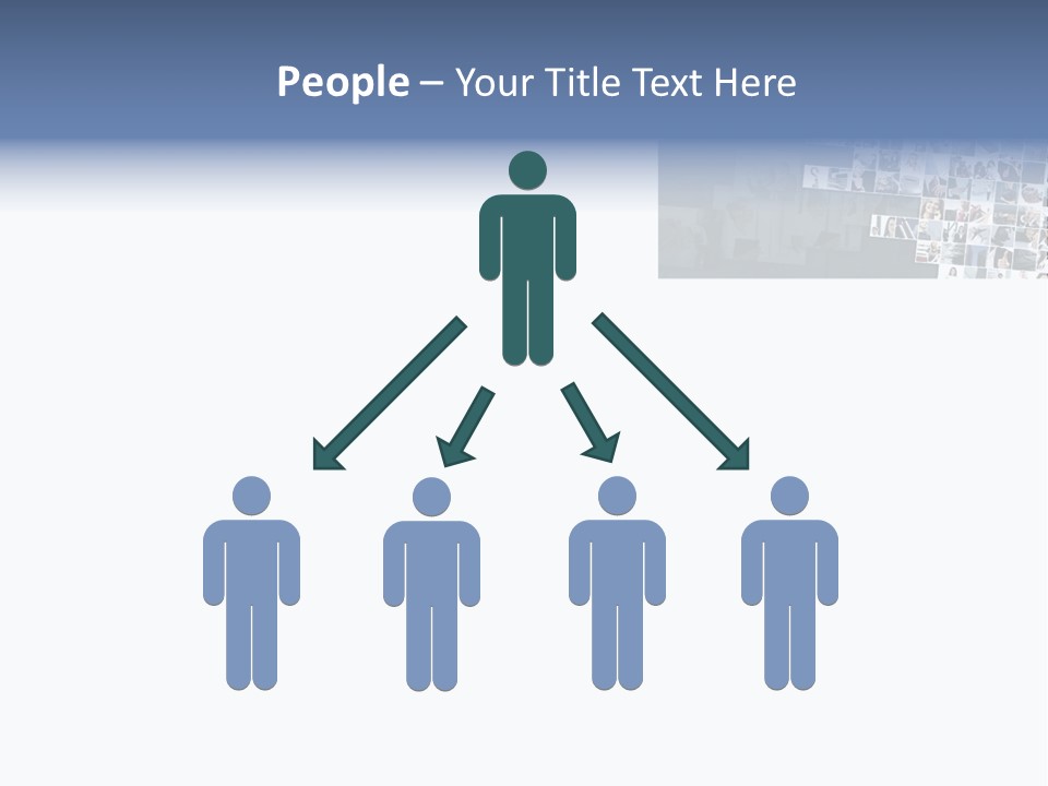 A Large Group Of Photos On A White Background PowerPoint Template