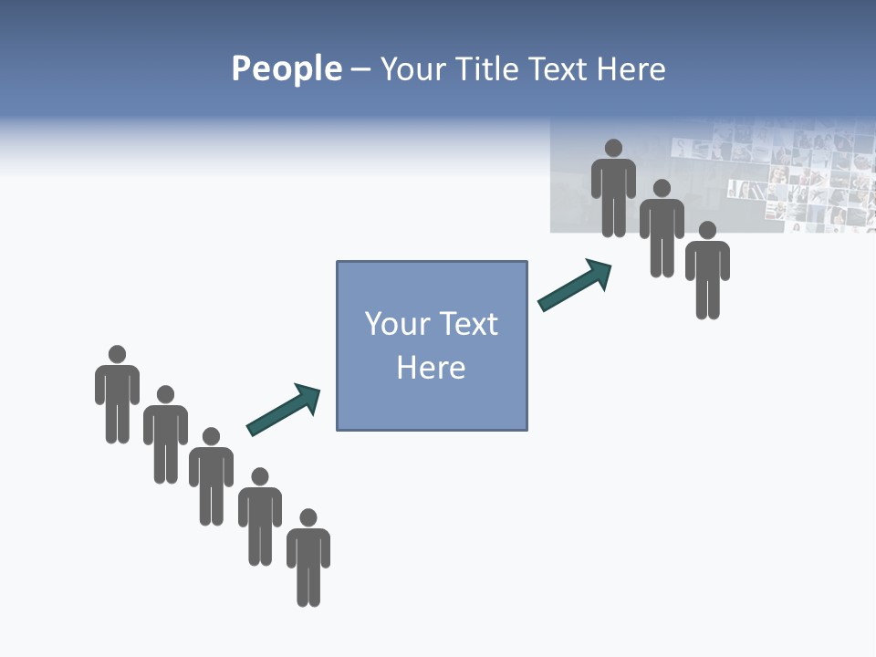 A Large Group Of Photos On A White Background PowerPoint Template