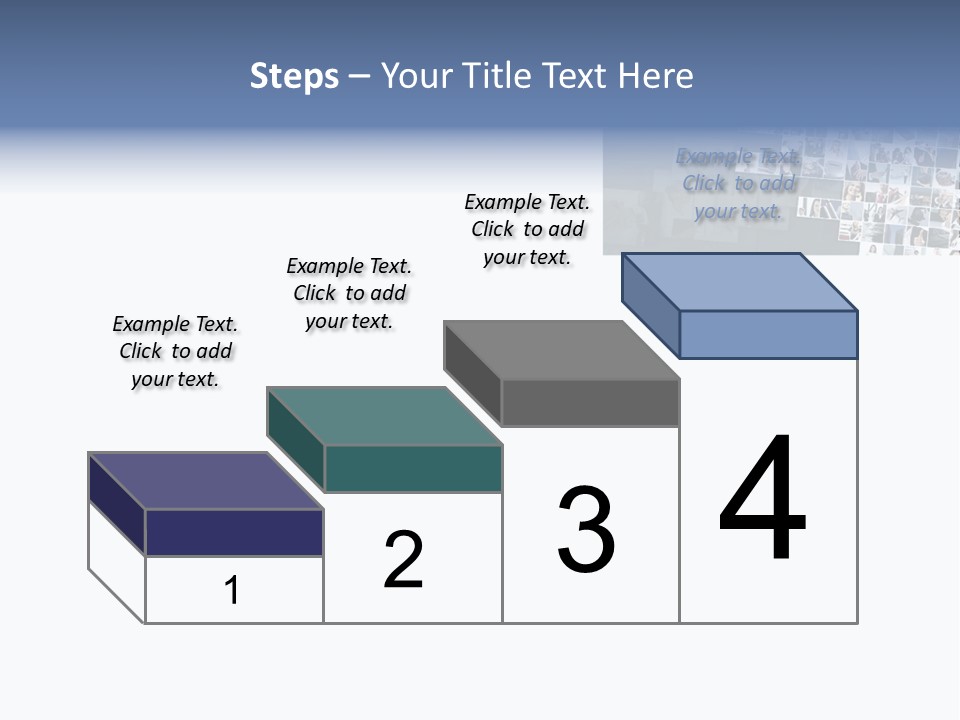 A Large Group Of Photos On A White Background PowerPoint Template
