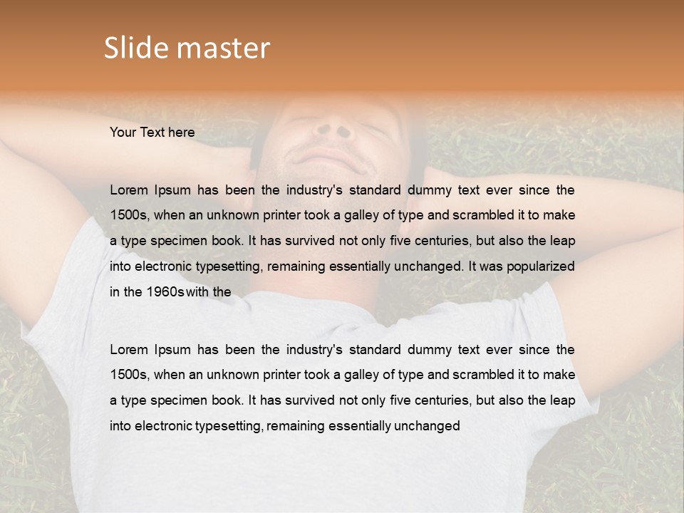 Plastic Texture Nobody PowerPoint Template