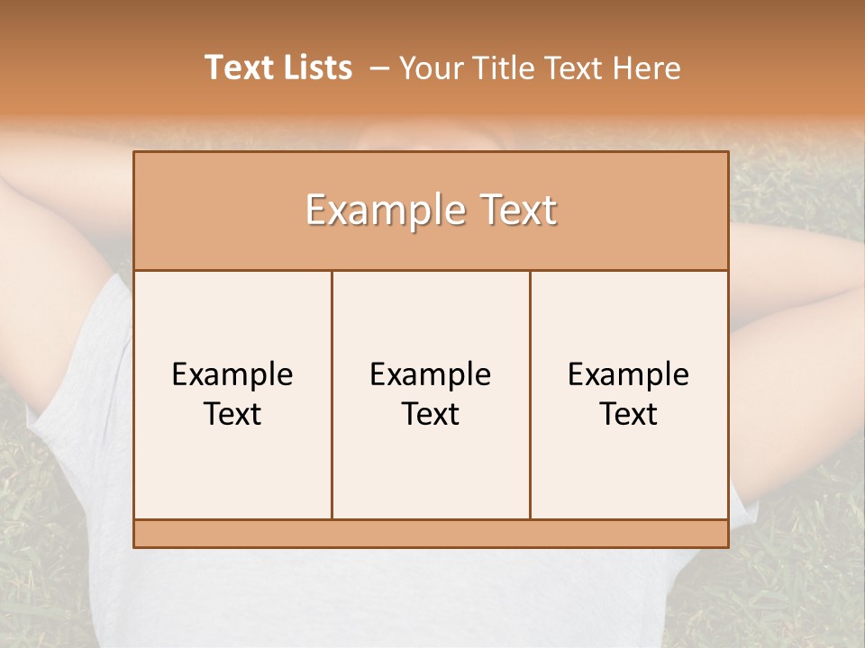 Plastic Texture Nobody PowerPoint Template