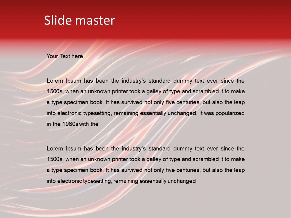 Plastic Texture Nobody PowerPoint Template