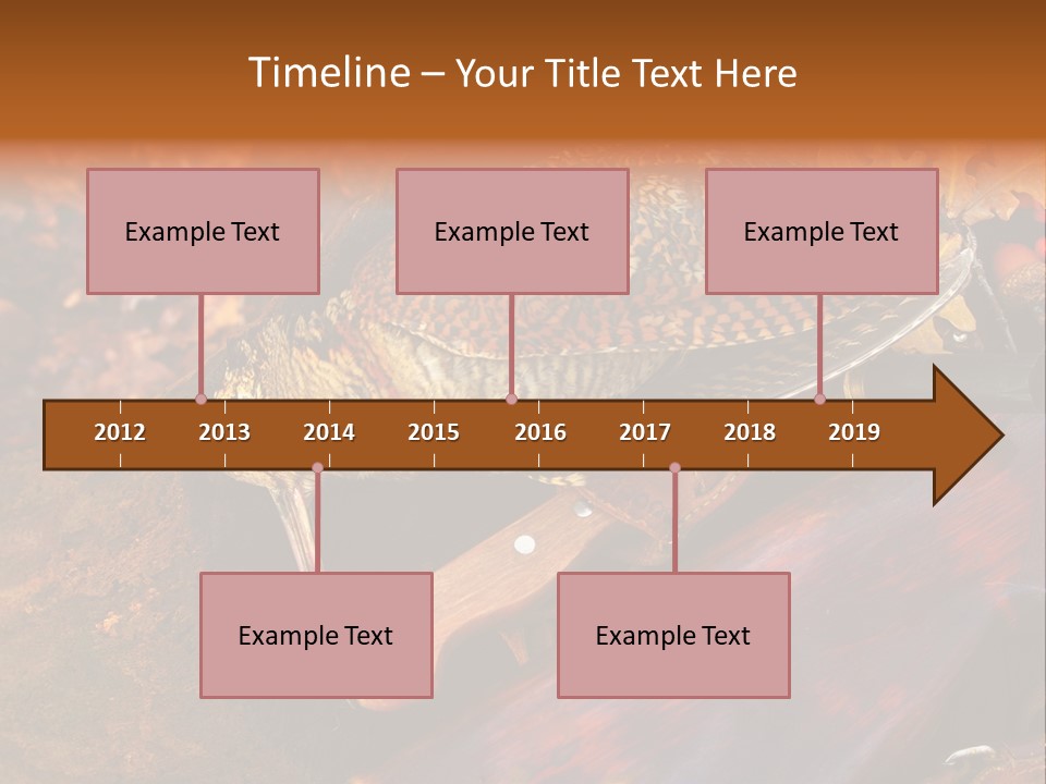 A Bird Sitting On Top Of A Wooden Bench PowerPoint Template
