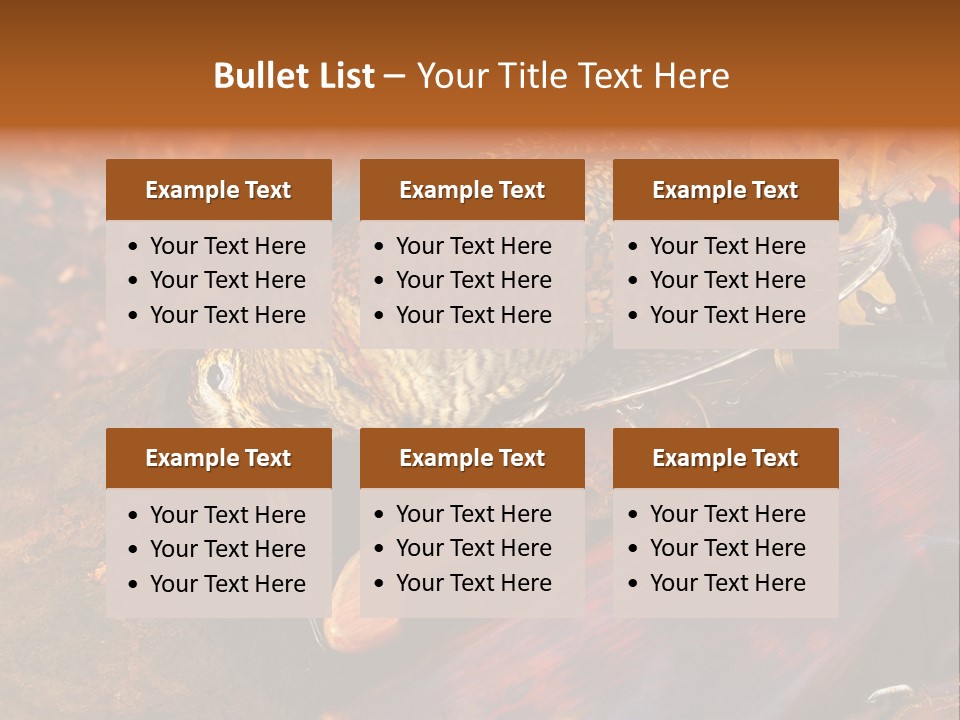 A Bird Sitting On Top Of A Wooden Bench PowerPoint Template