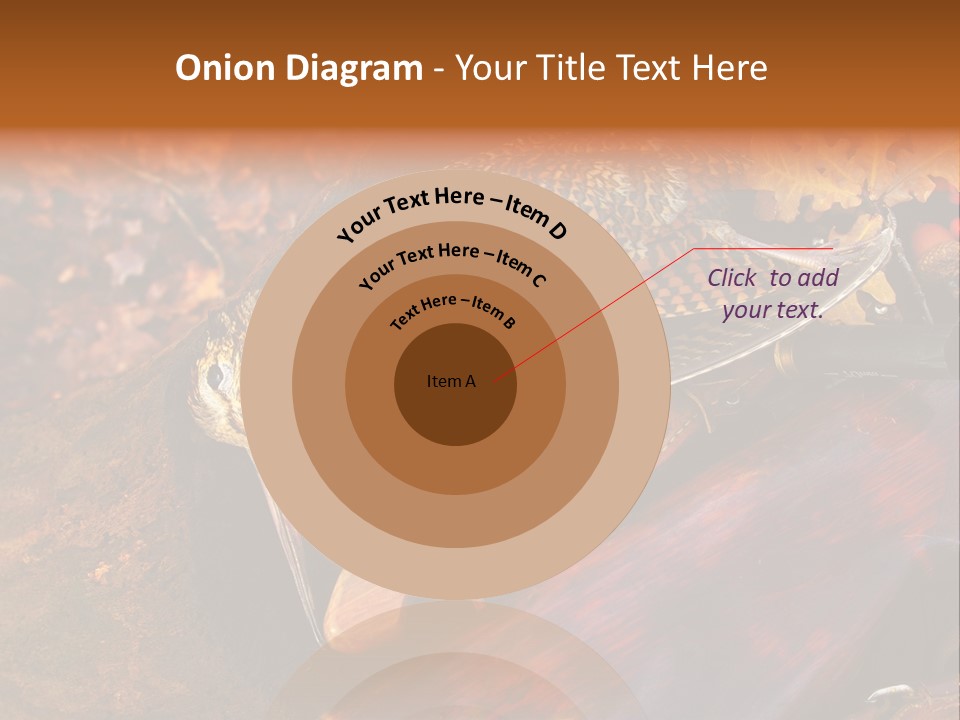 A Bird Sitting On Top Of A Wooden Bench PowerPoint Template