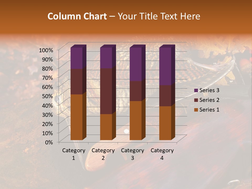 A Bird Sitting On Top Of A Wooden Bench PowerPoint Template