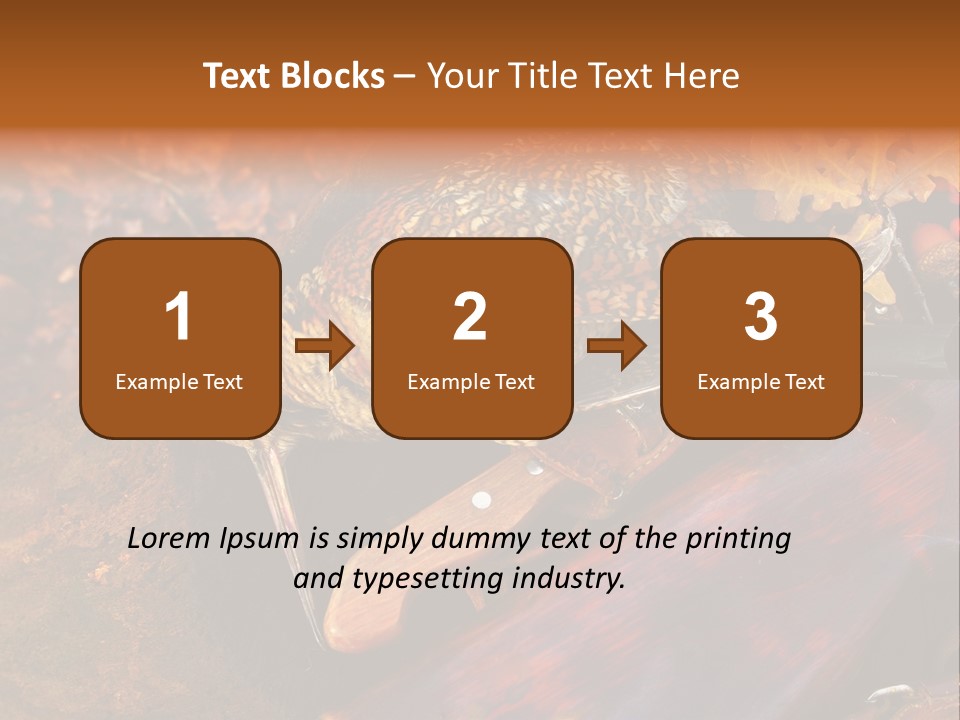 A Bird Sitting On Top Of A Wooden Bench PowerPoint Template